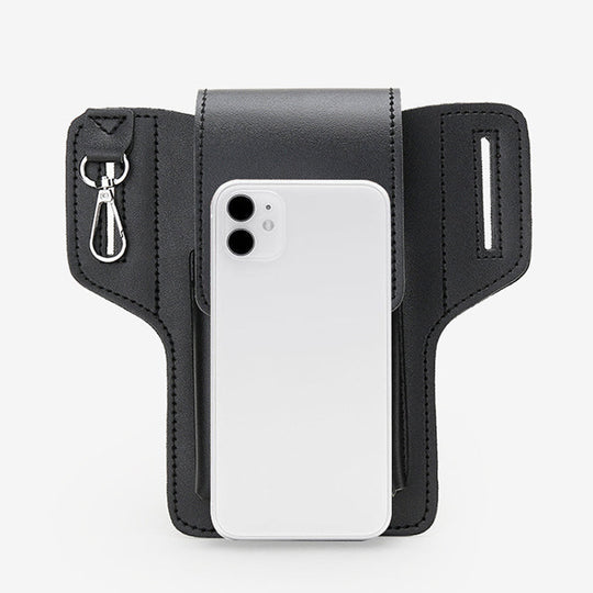 Phone case with cardholder for men's belt