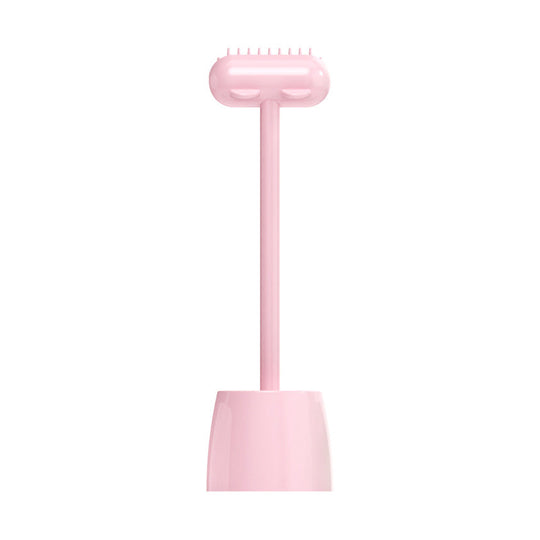 Long-handled massage brush for cats – For a luxurious feline experience