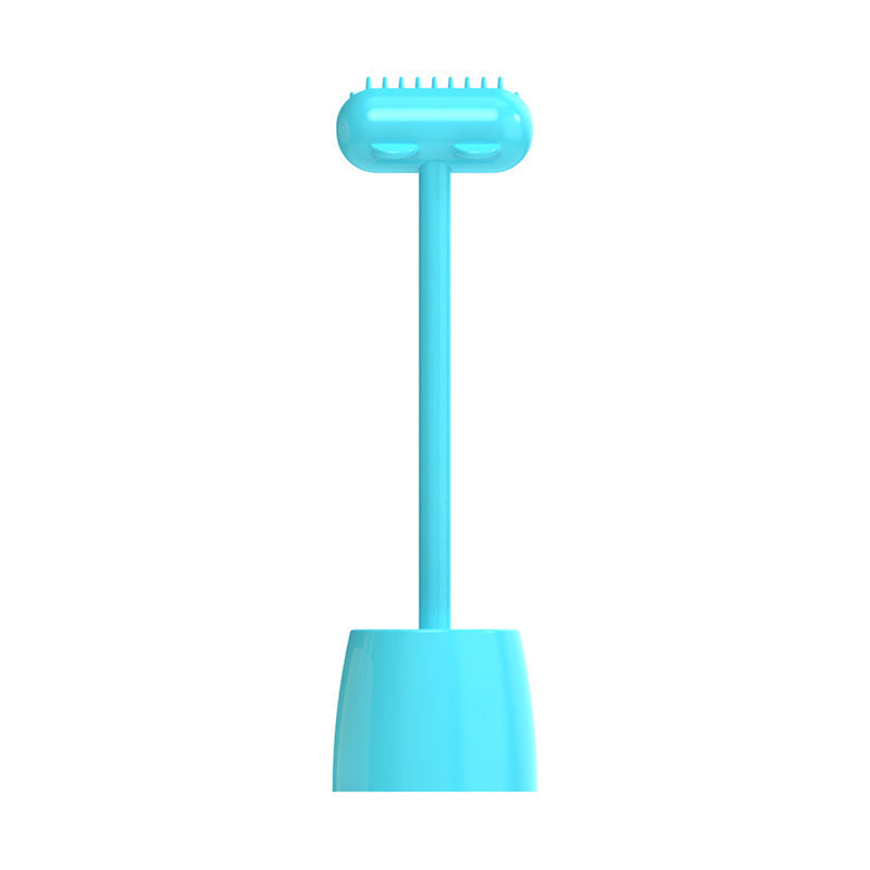 Long-handled massage brush for cats – For a luxurious feline experience