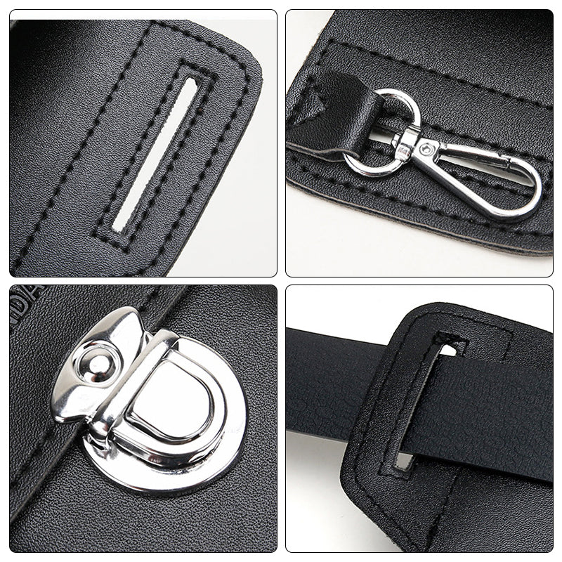 Phone case with cardholder for men's belt