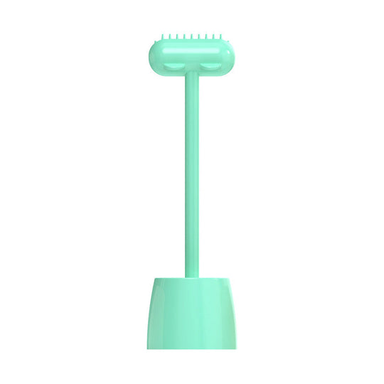 Long-handled massage brush for cats – For a luxurious feline experience