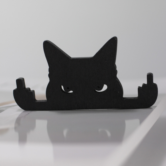 Irritated Cat Figurine™ | Modern Art Decoration - Add Character to Your Space