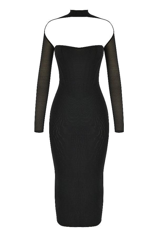 Eva | Midi Corset Dress in Knit - Modern with a Touch of Elegance