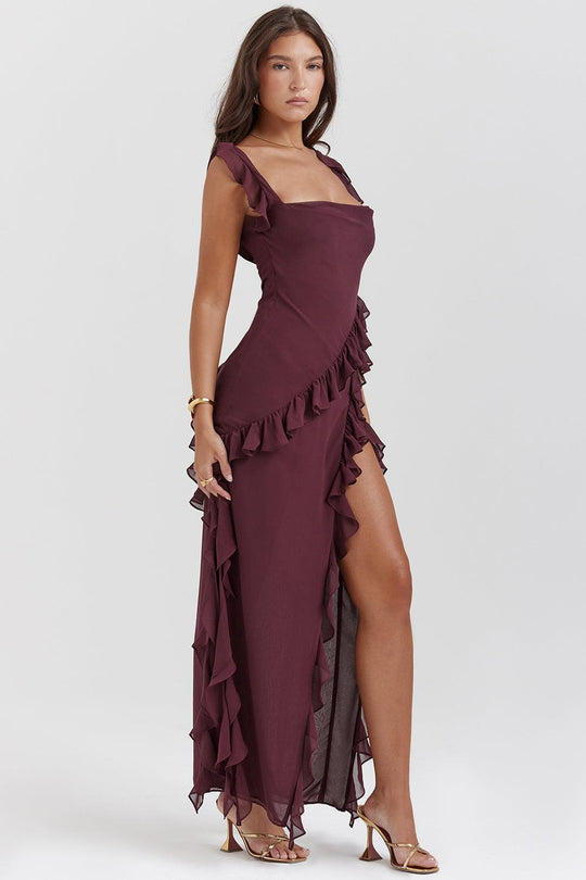 Maxi Dress with Ruffles | Flowing and Feminine