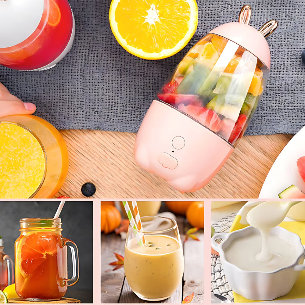 Portable Juicer | USB Blender with Battery - Perfect for Smoothies on the Go