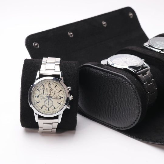 Premium Leather Watch Case