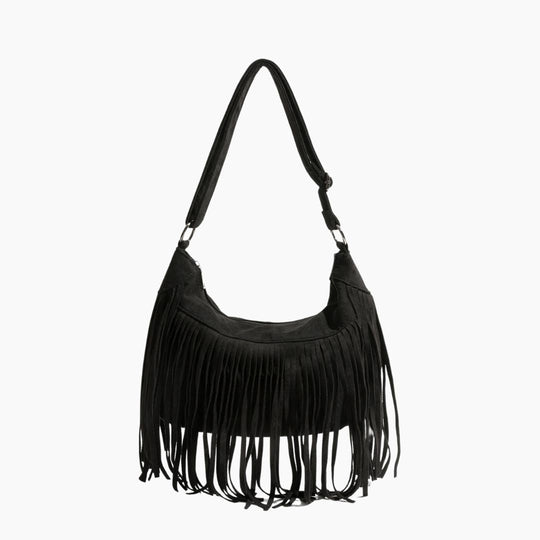 Sloane suede shoulder bag