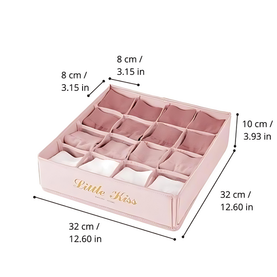 Dressing Organizer | Foldable Underwear Box - Drawer Divider with Easy Access