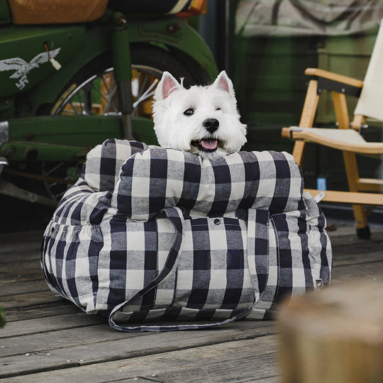 Dog Car Basket | Safe and Comfortable Travel - Keep Your Pet Secure on the Go