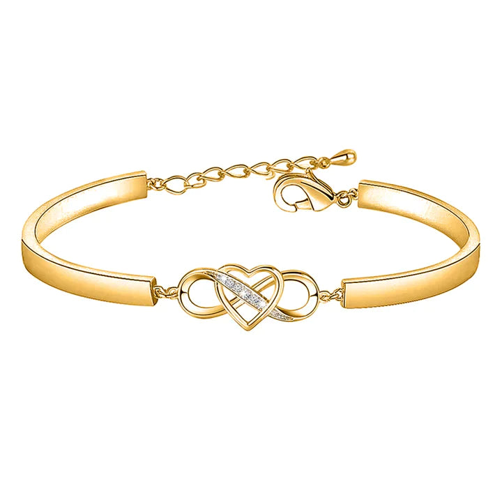 Infinity™ - Heart Bracelet in Stainless Steel