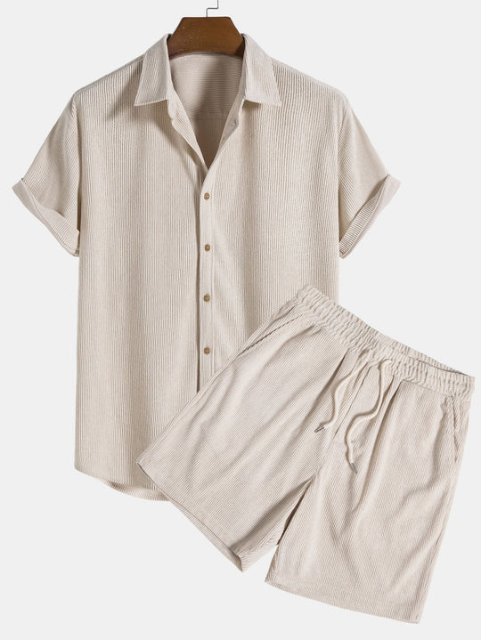 Marc | Blouse and Shorts Set - Elegant Comfort for Warm Days