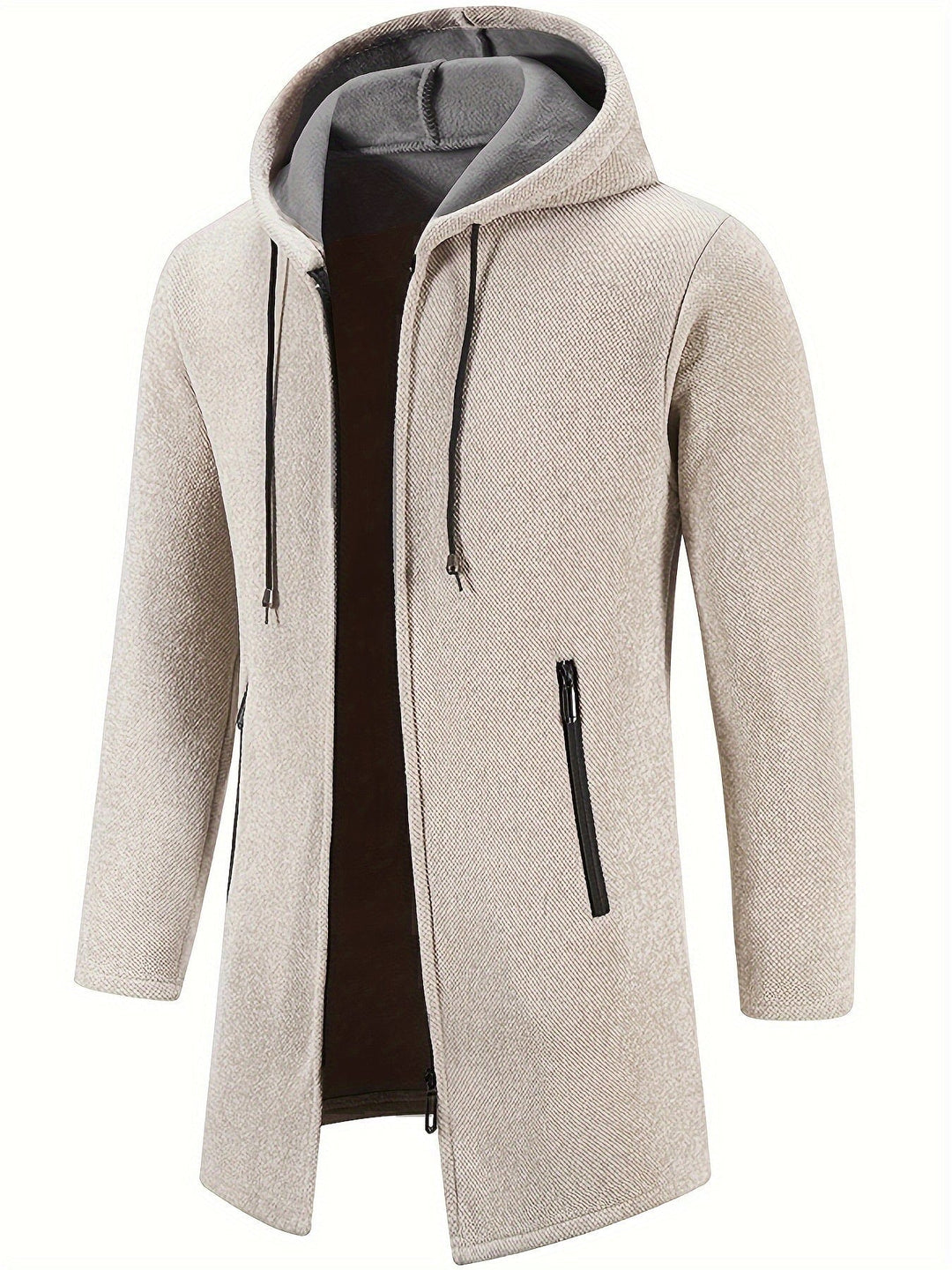 Jhonny | Mid-Length Warm Hooded Coat