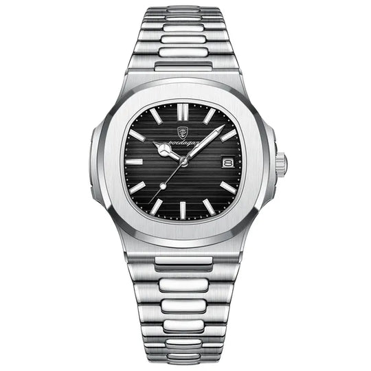 Lugan™ | Stainless Steel Watch - Robust Elegance for Timekeeping