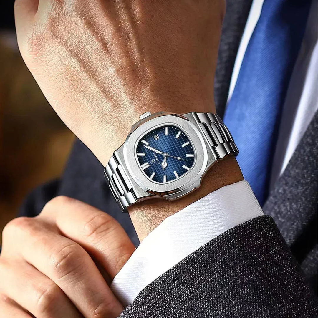 Lugan™ | Stainless Steel Watch - Robust Elegance for Timekeeping