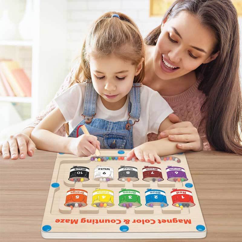 ColorQuest™ | Color and Number Maze Toy - Stimulates Cognitive Development