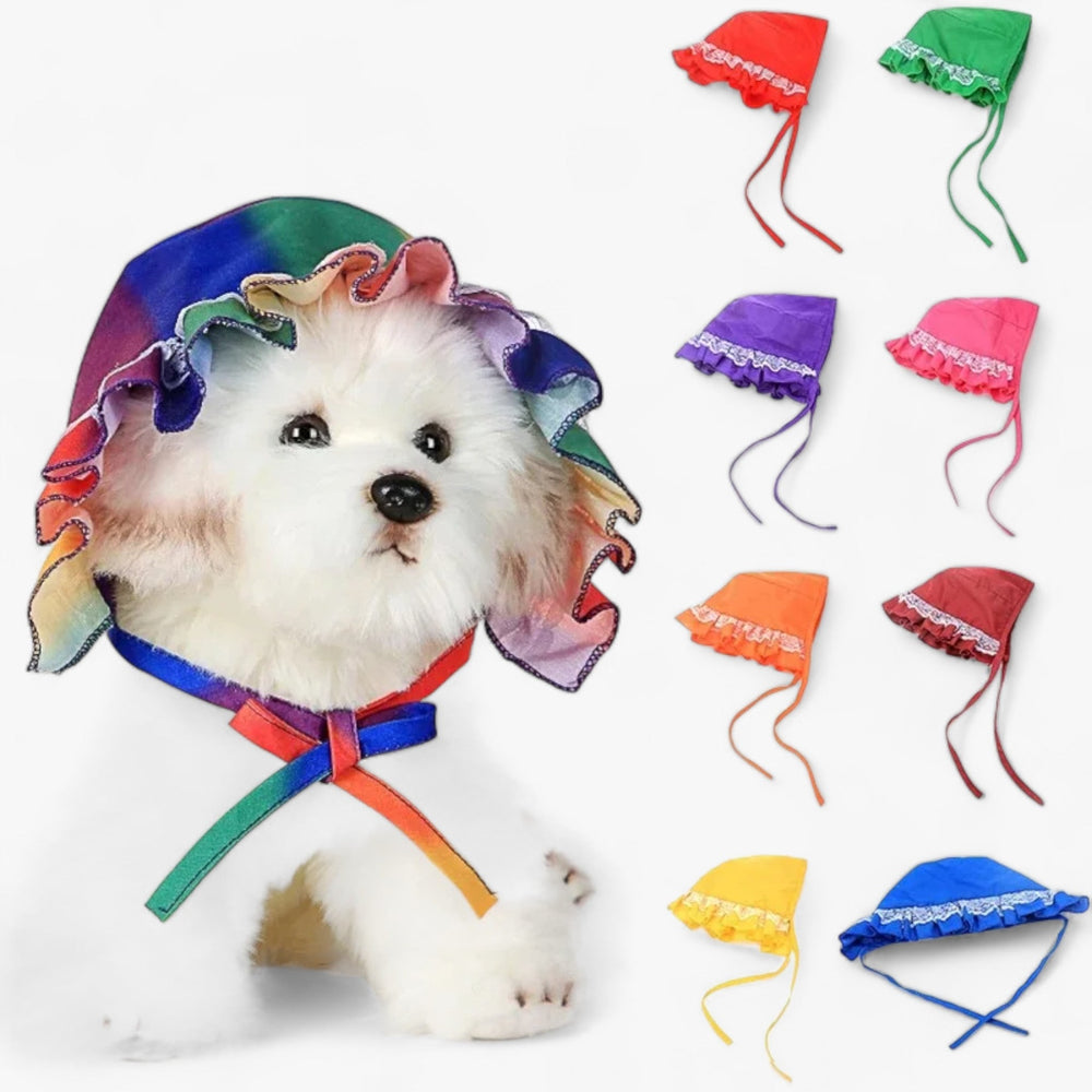 SPRINGPAWS | Sun Hat for Pets - Elegant Sun Protection for Dogs and Cats