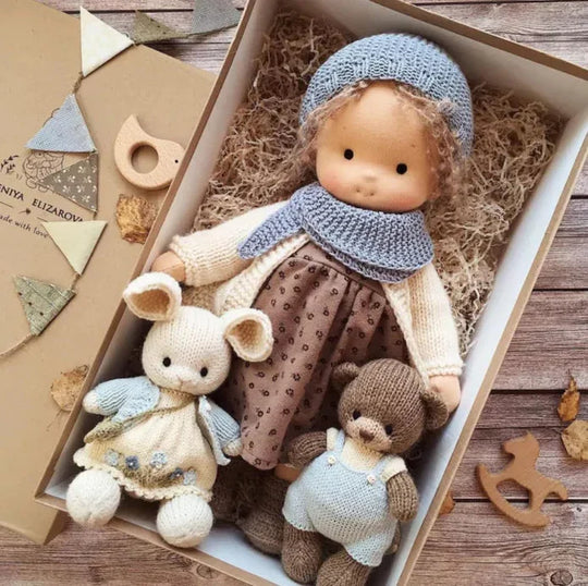 Dolly™ | Handcrafted Waldorf Doll - Soft and Lovable for Imaginative Play