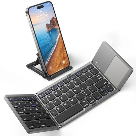 iTas | Foldable Bluetooth Keyboard with Integrated Touchpad - Stylish and Practical for Travel