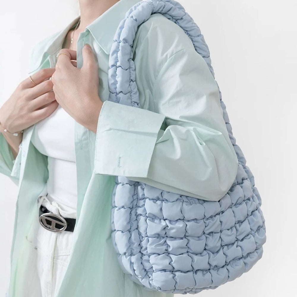 Quilted shoulder bag