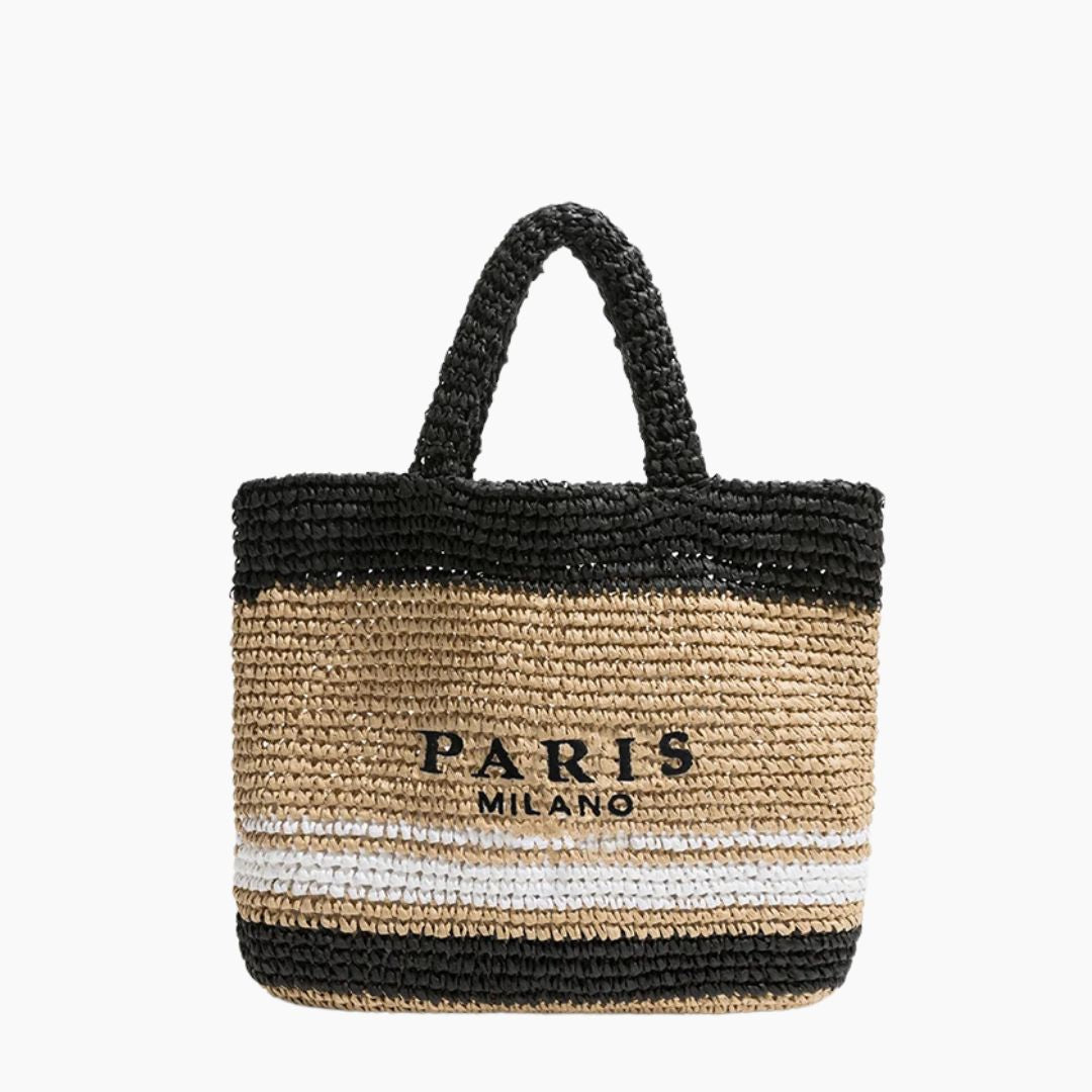 Woven Willow Beach Bag