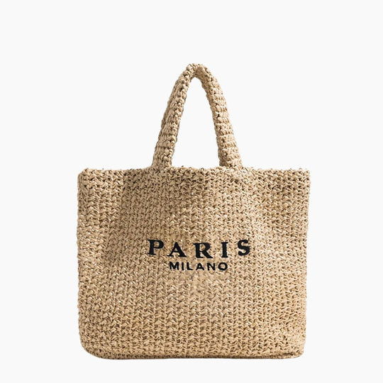 Woven Willow Beach Bag