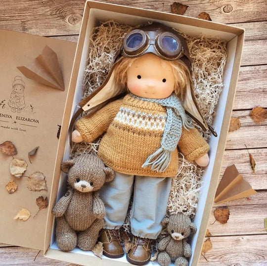 Dolly™ | Handcrafted Waldorf Doll - Soft and Lovable for Imaginative Play