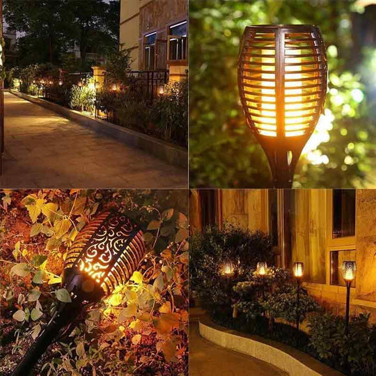 Solar flame torch lights - Add ambiance to your garden