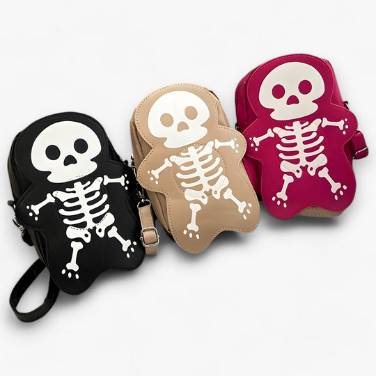 Skeleton Crossbody Bag - Combine cuteness and practicality with style