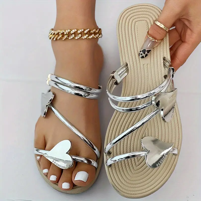 Love™ - Summer sandals with small hearts