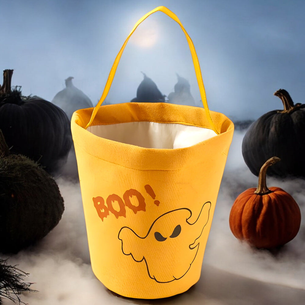 Jolly | Pumpkin Candy Basket - Cute Basket for Halloween Parties and Gifts