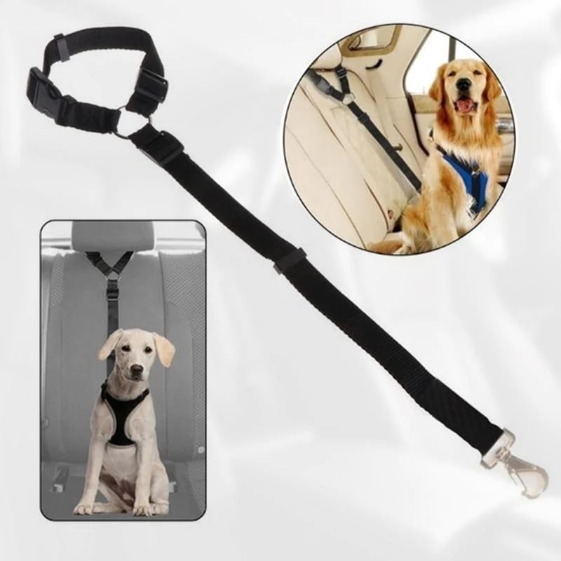 Buy 1 Get 1 Free! FlexStrap™ – Adjustable Dog Collar for Secure Car Travel