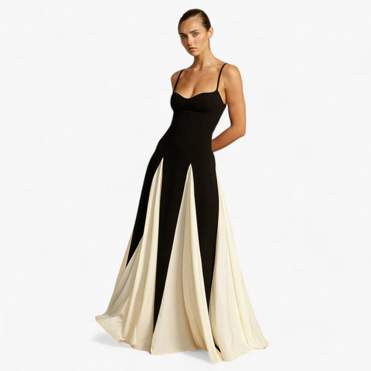 ALESSIA - Maxi Dress with Straps - Sensual Elegance and Sophistication