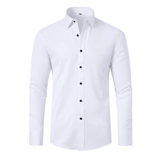 Austin™ | Men's Shirt - Elegance with Long Sleeves and No Elastic Knitting