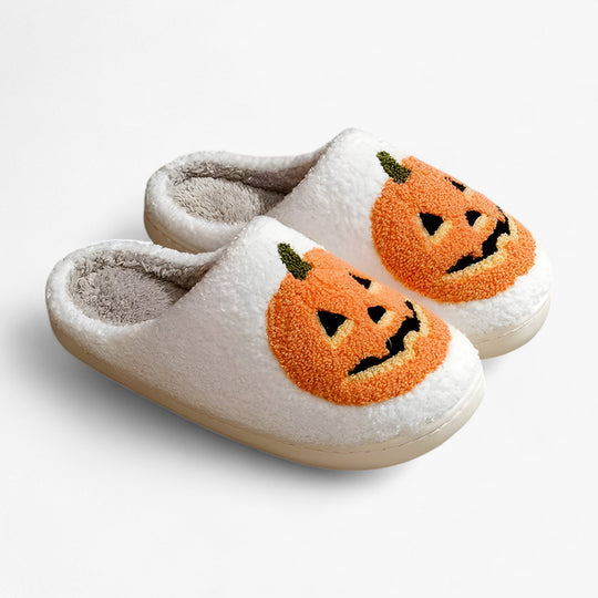 CozyPumpkin | Soft - Warm - Fun Slippers for Autumn Comfort