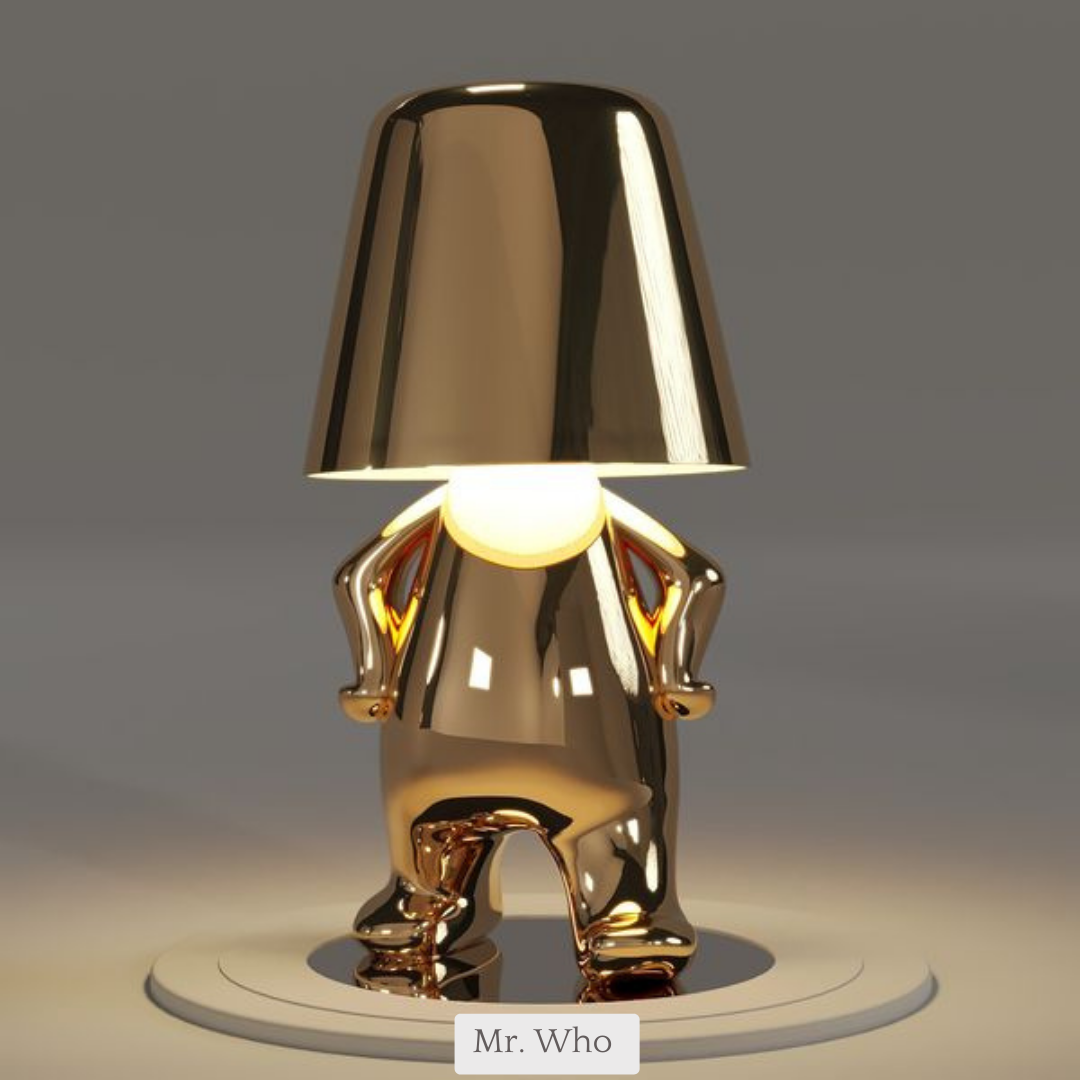 ThinkerLamp™ | Gold Lamp - Elegance and Reflection