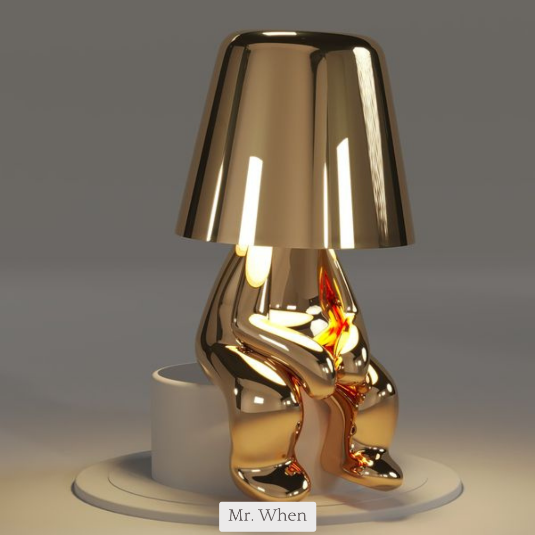 ThinkerLamp™ | Gold Lamp - Elegance and Reflection