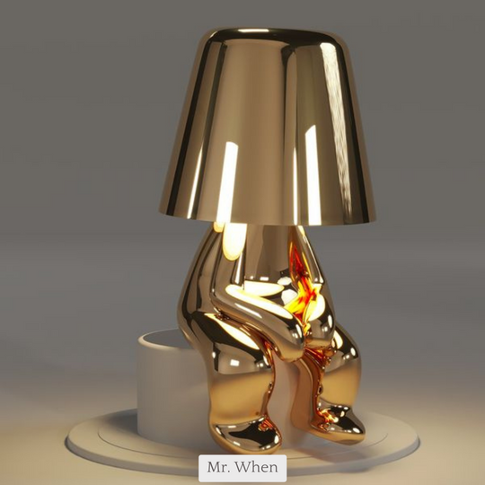 ThinkerLamp™ | Gold Lamp - Elegance and Reflection