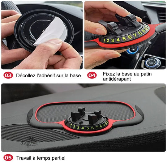 Multifunctional car anti-slip automatic phone holder