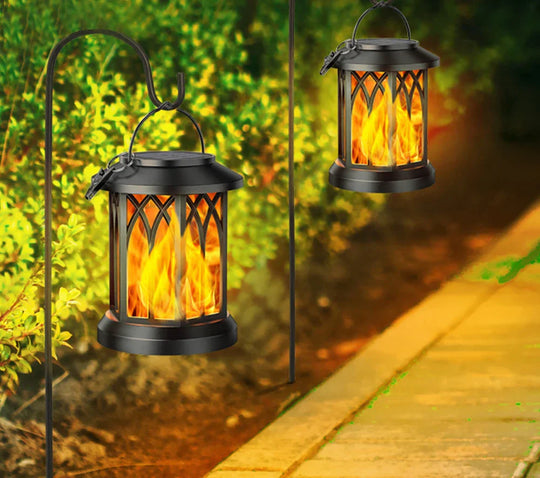 Solar flame lantern - Warm glow for your outdoor spaces