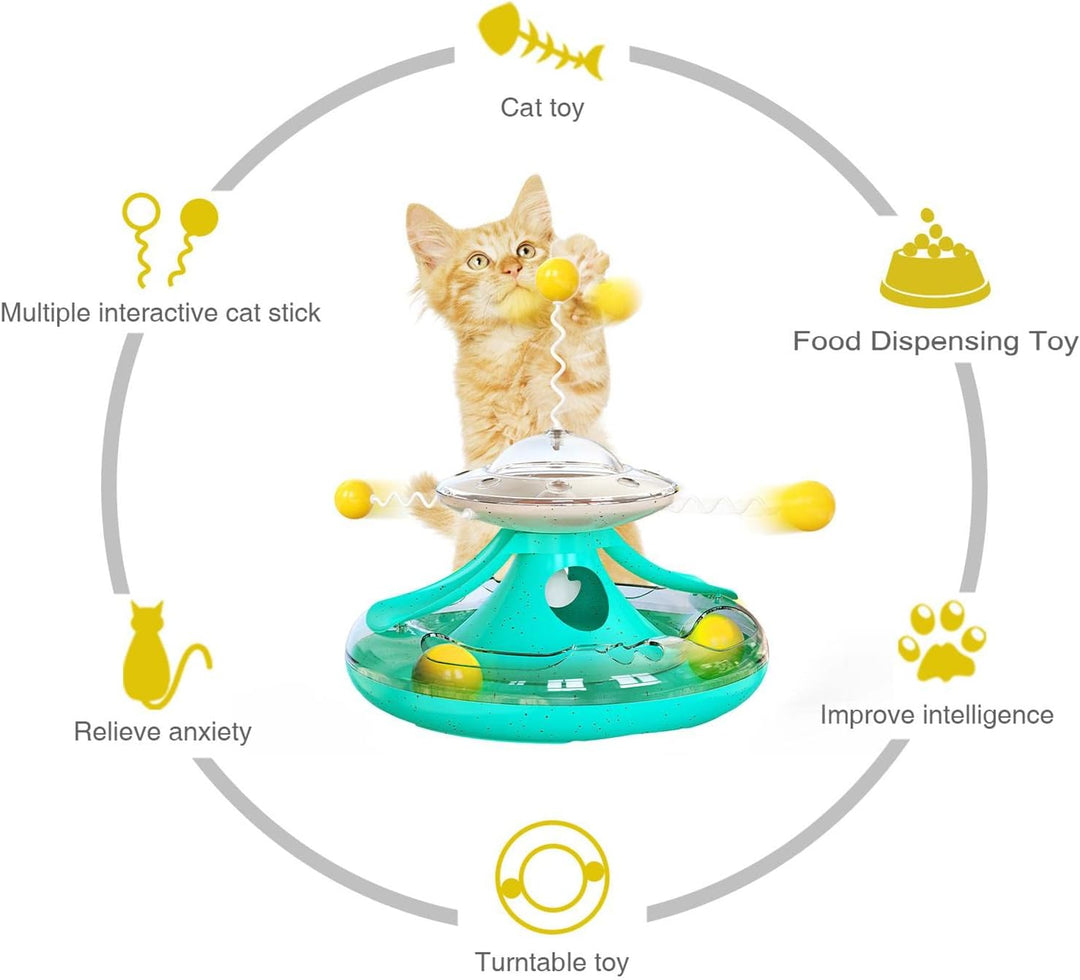 HappyKitten™ | Treat Dispenser Toy - Fun and Rewarding for Cats