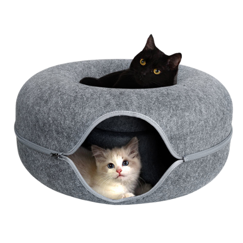 CozyCat Tunnel Mat for Cat | Cat Bed - Protects Your Furniture