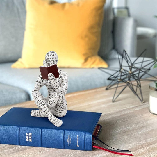 Sculpture de Rat de Bibliothèque™ | Décoration Stylée - Pour Amoureux des Livres