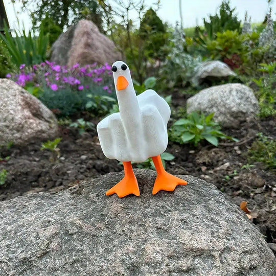 Fun Duck Statue™ | Garden Decor - Add a Touch of Whimsy to Your Space