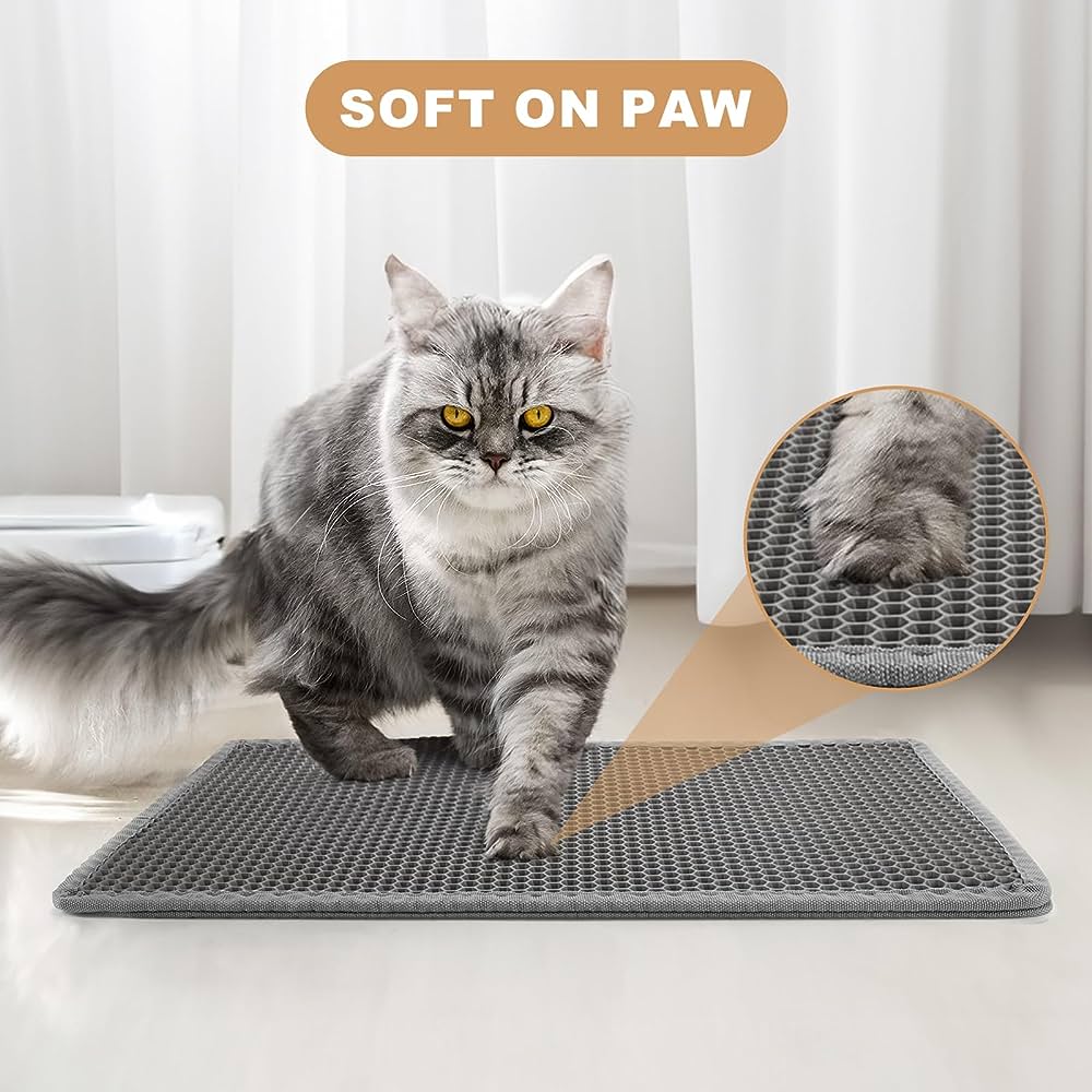 LitterBox™️ | Double Layer Litter Mat for Cats - Keep Your Floors Clean