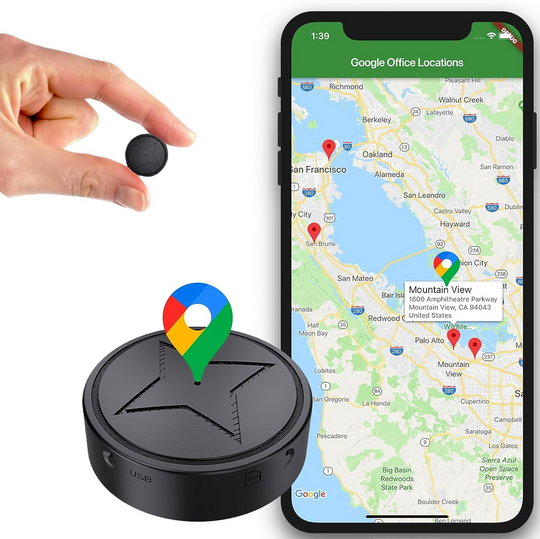 EasyTrack | Compact Wireless GPS Tracker - Convenient Magnetic Mount for Easy Attachment