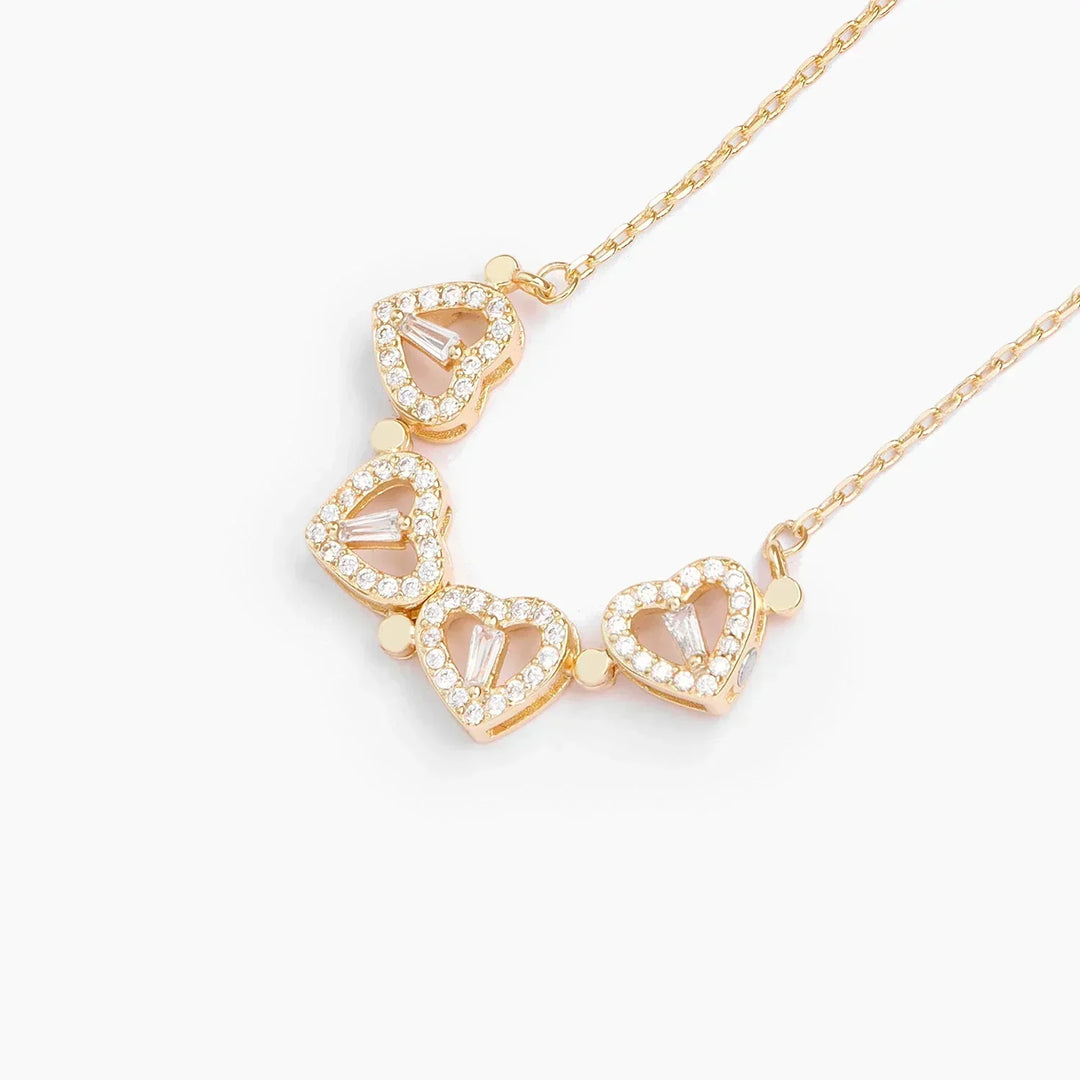 Lysa™ | Heart of Luck Necklace - Elegant Lucky Charm