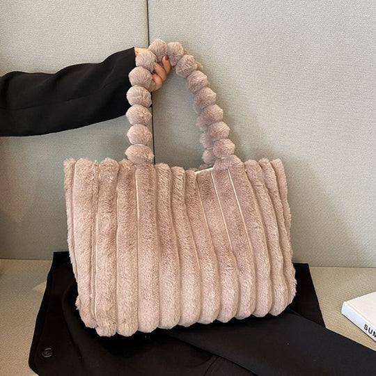 Soft and Cozy Plush Shoulder Bag