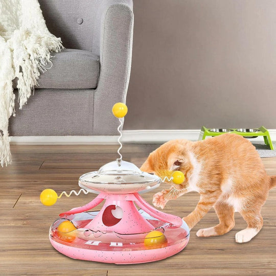 HappyKitten™ | Treat Dispenser Toy - Fun and Rewarding for Cats