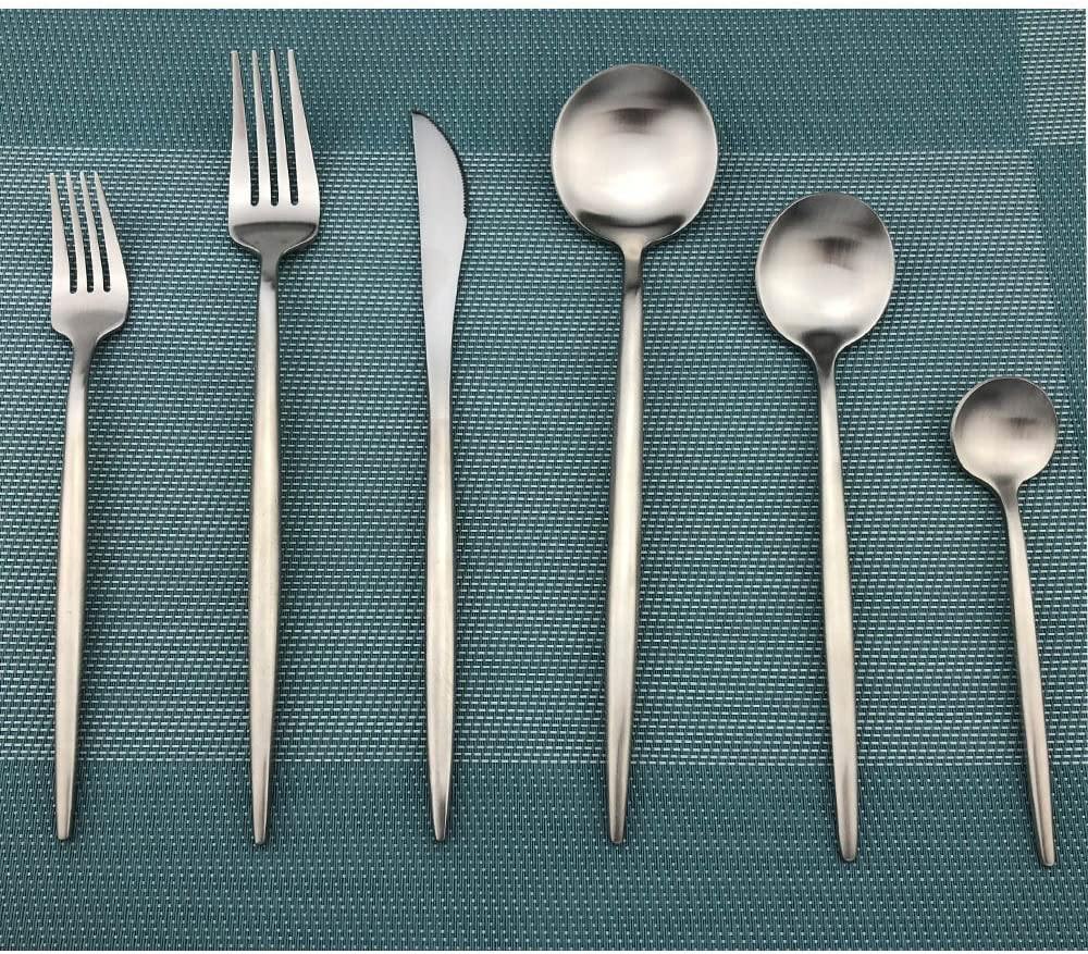 Minimalist Cutlery Set 6 Pieces | Simplicity and Elegance