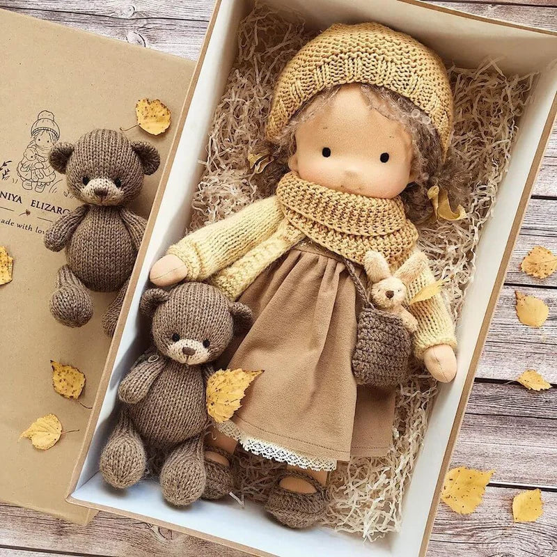 Dolly™ | Handcrafted Waldorf Doll - Soft and Lovable for Imaginative Play